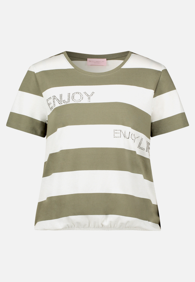 Ringelshirt mit Tunnelzug / Vorderseite