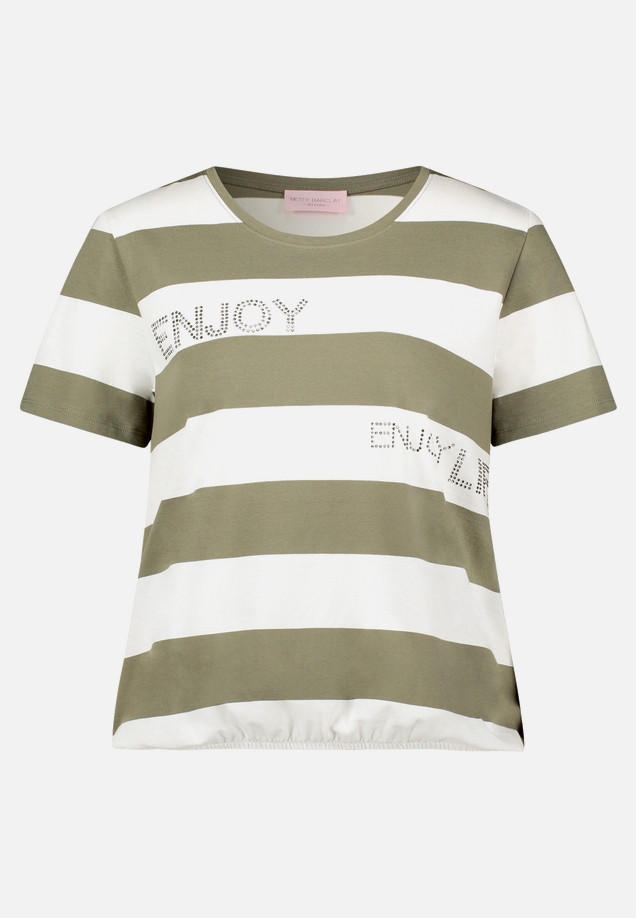 Ringelshirt mit Tunnelzug / Vorderseite