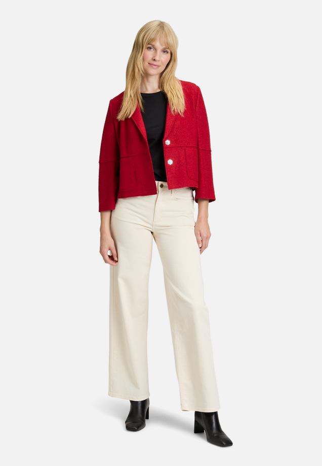 Blazer-Jacke mit Reverskragen / Modellfoto Vorderseite (Outfit)