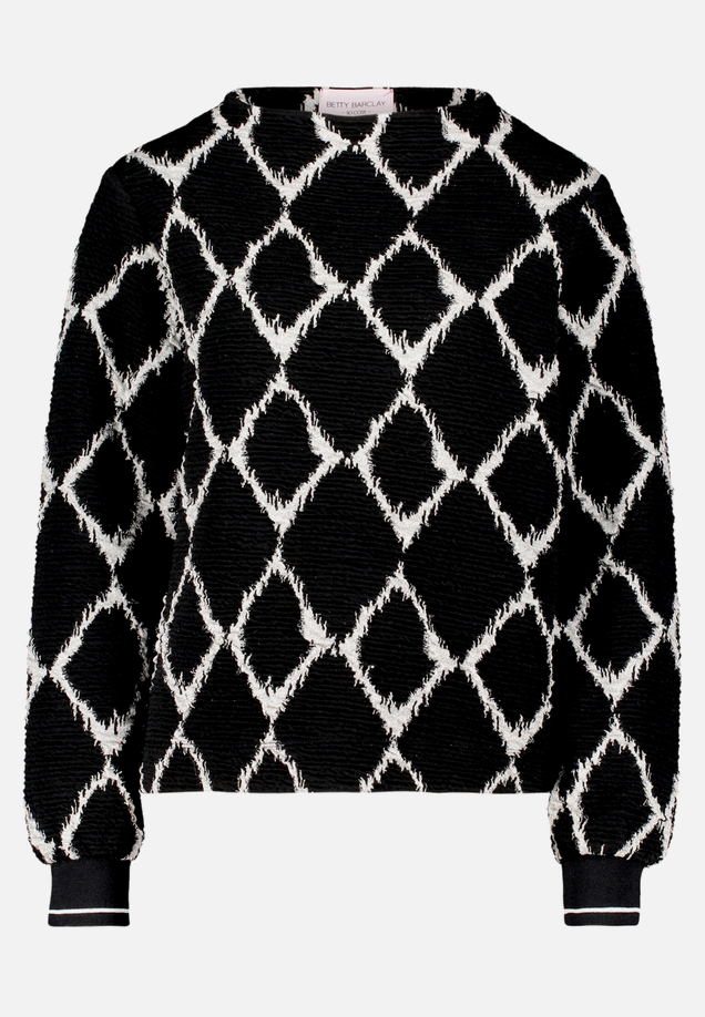 Sweatshirt mit Rippbündchen / Vorderseite