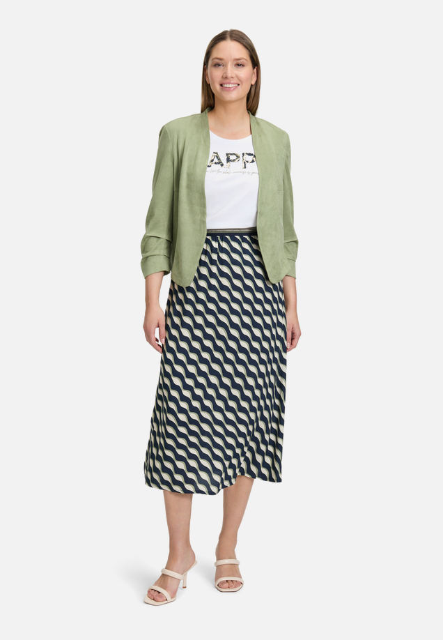 Blazer-Jacke mit 3/4 Arm / Modellfoto Vorderseite (Outfit)