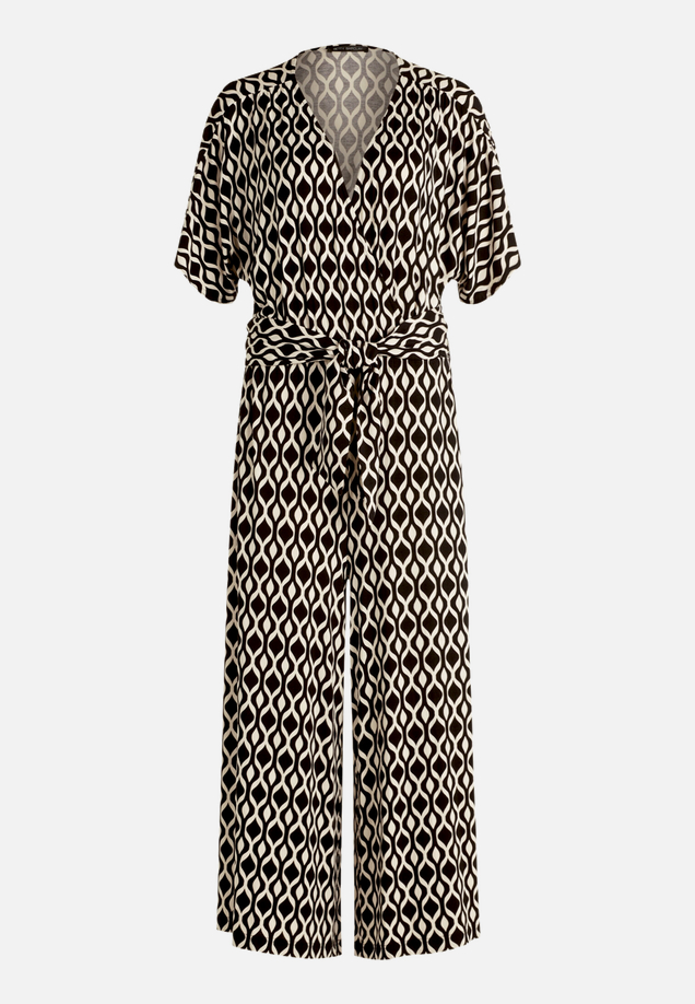 Eleganter Jumpsuit  mit grafischem Muster / Vorderseite