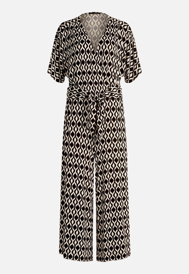 Eleganter Jumpsuit  mit grafischem Muster / Vorderseite