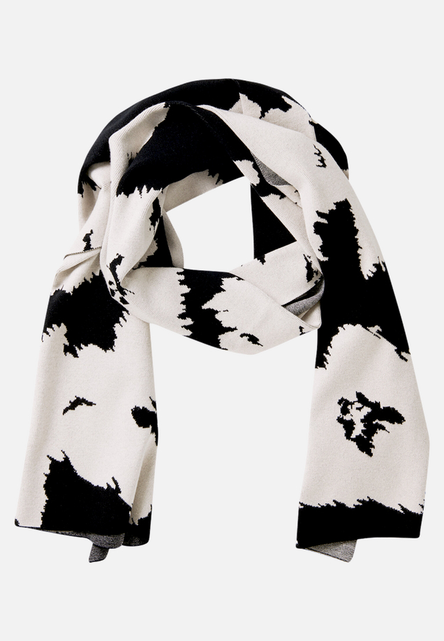 Basic-Schal mit Jacquard / Vorderseite