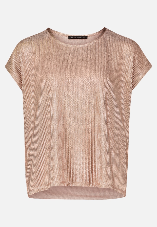 Casual-Shirt mit Glanzeffekt / Vorderseite