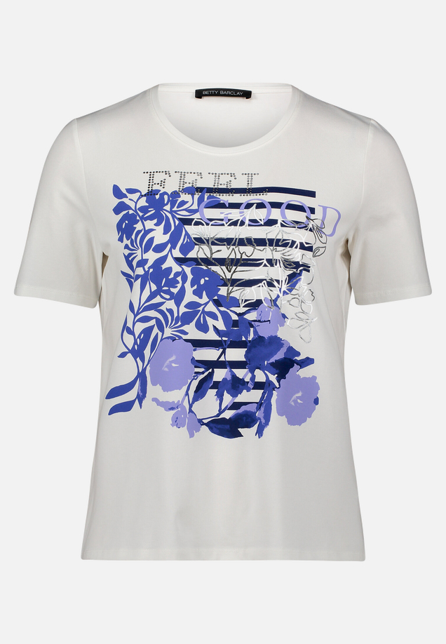Basic Shirt mit Placement / Vorderseite