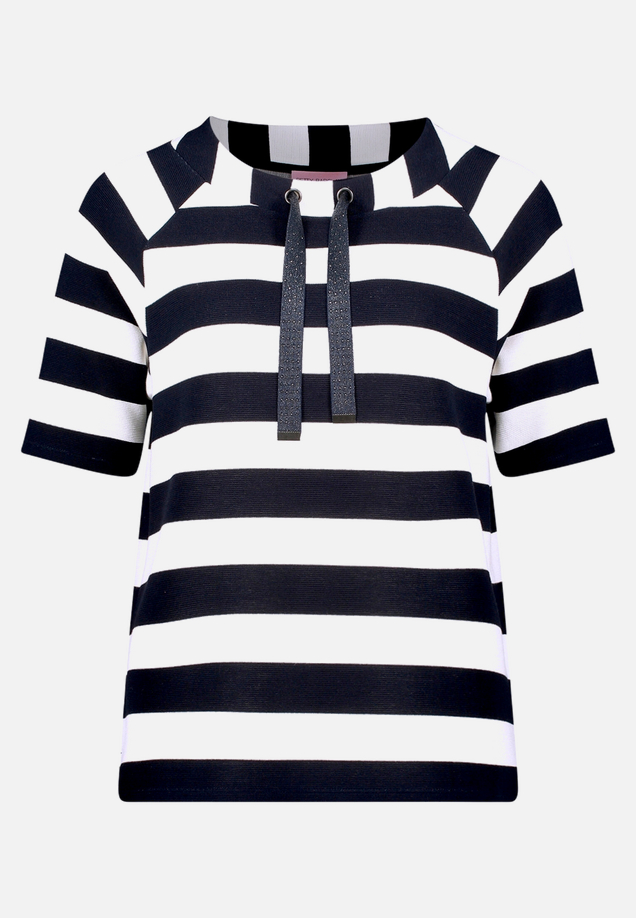 Sweatshirt mit Rippenstruktur / Vorderseite