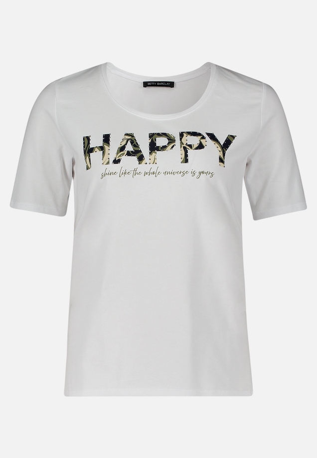 Basic Shirt mit Placement / Vorderseite