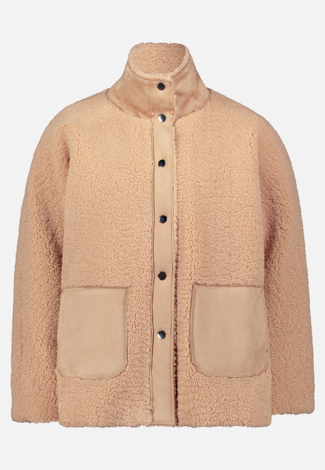 Outdoorjacke mit Plüsch / Vorderseite