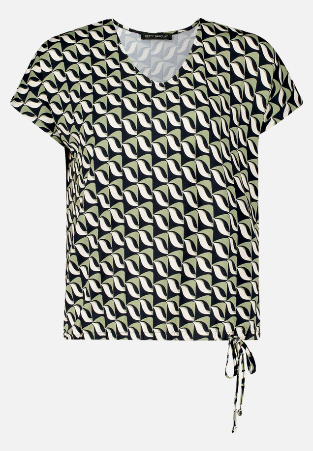 Printshirt mit V-Ausschnitt / Vorderseite