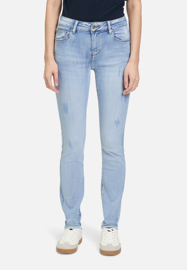 Slim Fit Jeans  mit Stretch Anteil Style Sunny  / Modellfoto Vorderseite