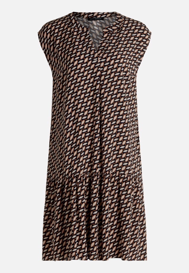 Tunika-Kleid  mit Volants / Vorderseite