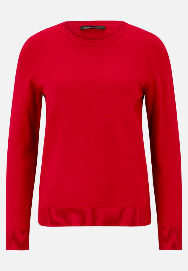 Basic-Strickpullover mit Rundhalsausschnitt / Vorderseite