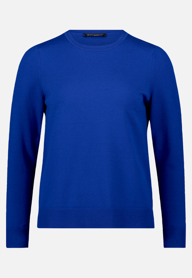 Basic-Strickpullover mit Rundhalsausschnitt / Vorderseite