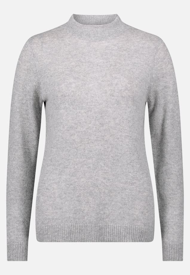 Kaschmir-Pullover mit Stehkragen / Vorderseite