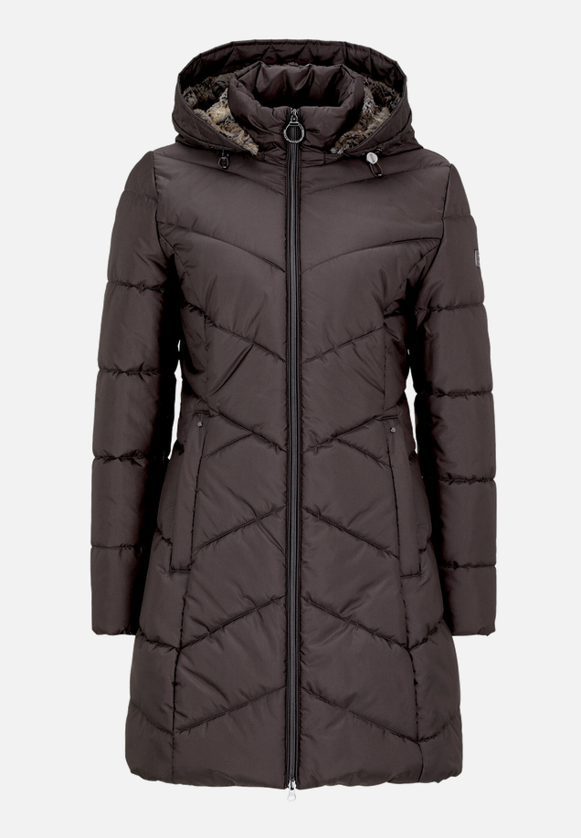 Outdoorjacke mit abnehmbarer Kapuze / Vorderseite
