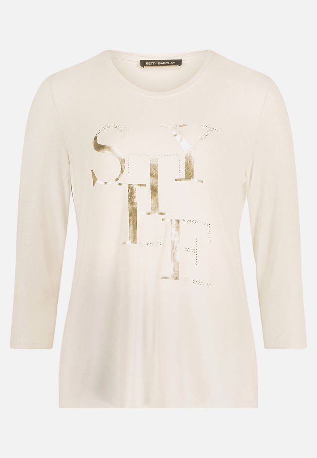 Basic Shirt mit Placement / Vorderseite