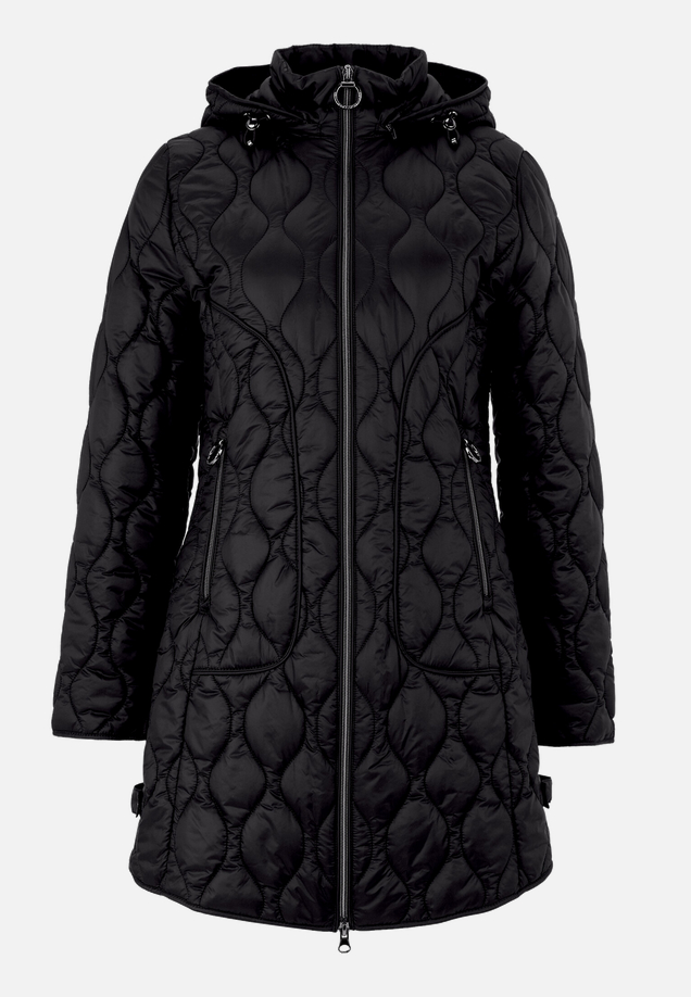 Outdoorjacke mit abnehmbarer Kapuze / Vorderseite