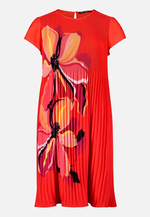 Plisseekleid kurzarm / Vorderseite