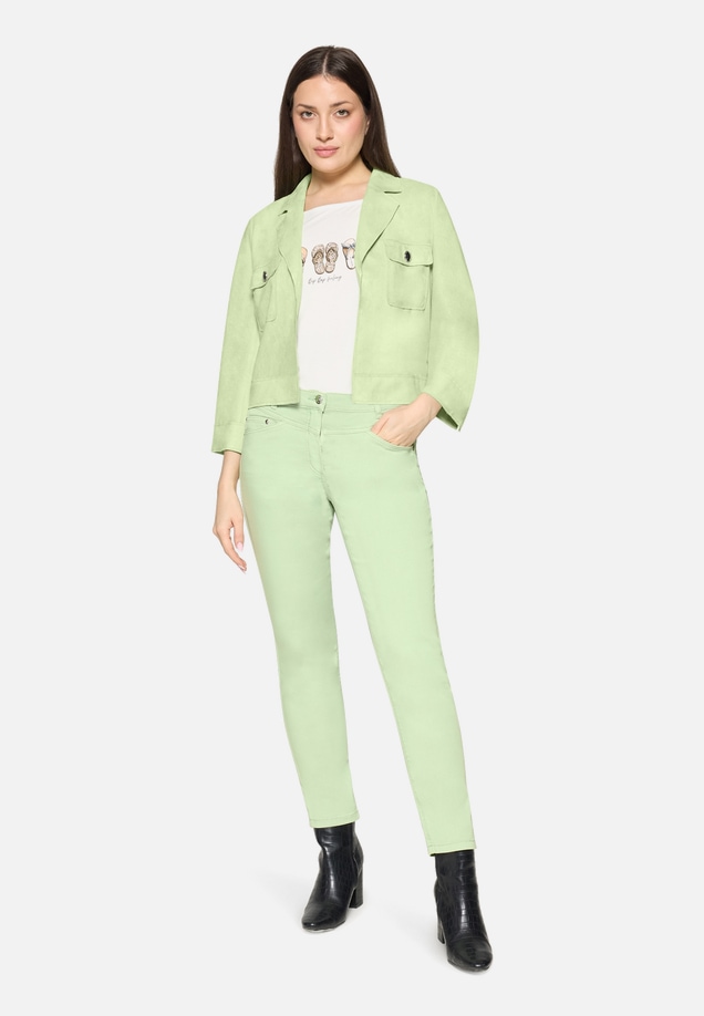 Blazer-Jacke mit 3/4 Arm / Modellfoto Vorderseite (Outfit)