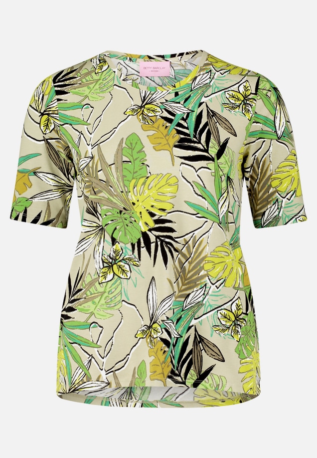 Basic Shirt mit Blumenprint / Vorderseite