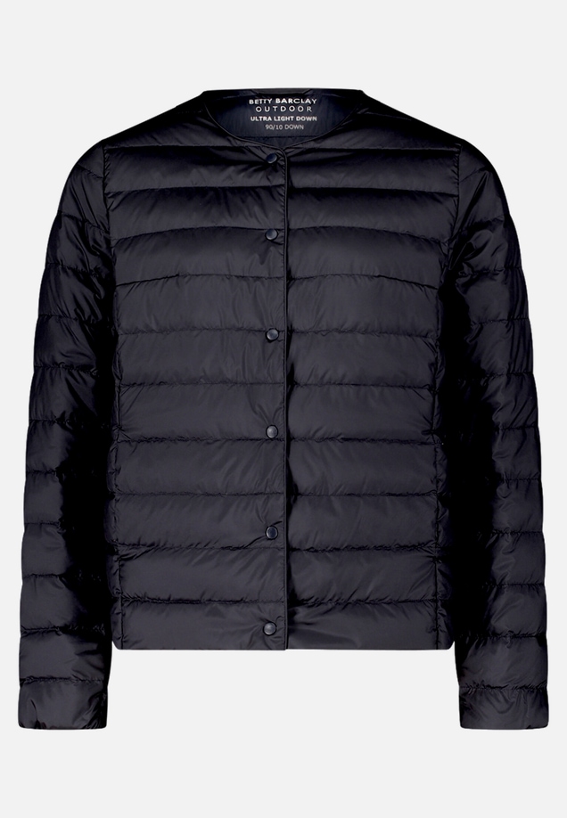 Daunen-Steppjacke mit Rundhalsausschnitt / Vorderseite