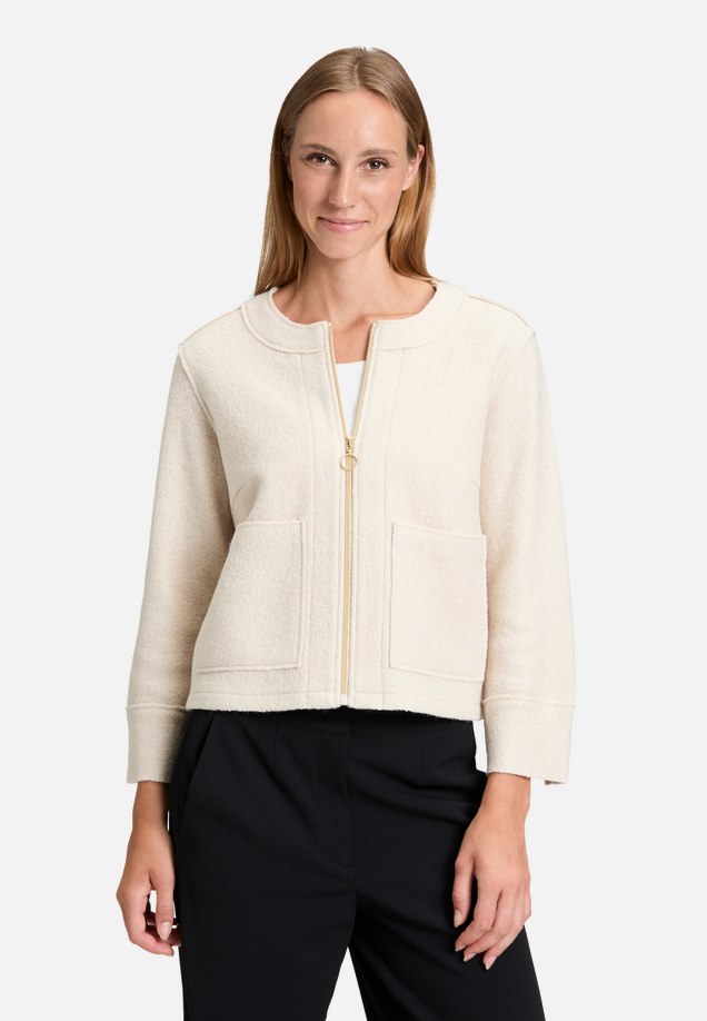 Blazer-Jacke mit Taschen / Modellfoto Vorderseite
