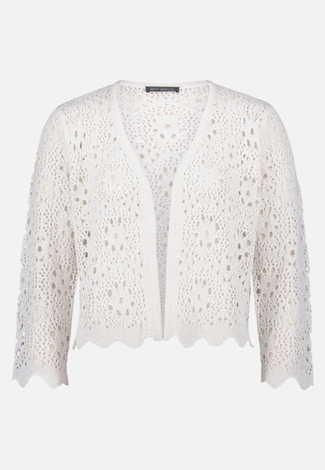 Sommer-Strickjacke mit 3/4 Arm / Vorderseite
