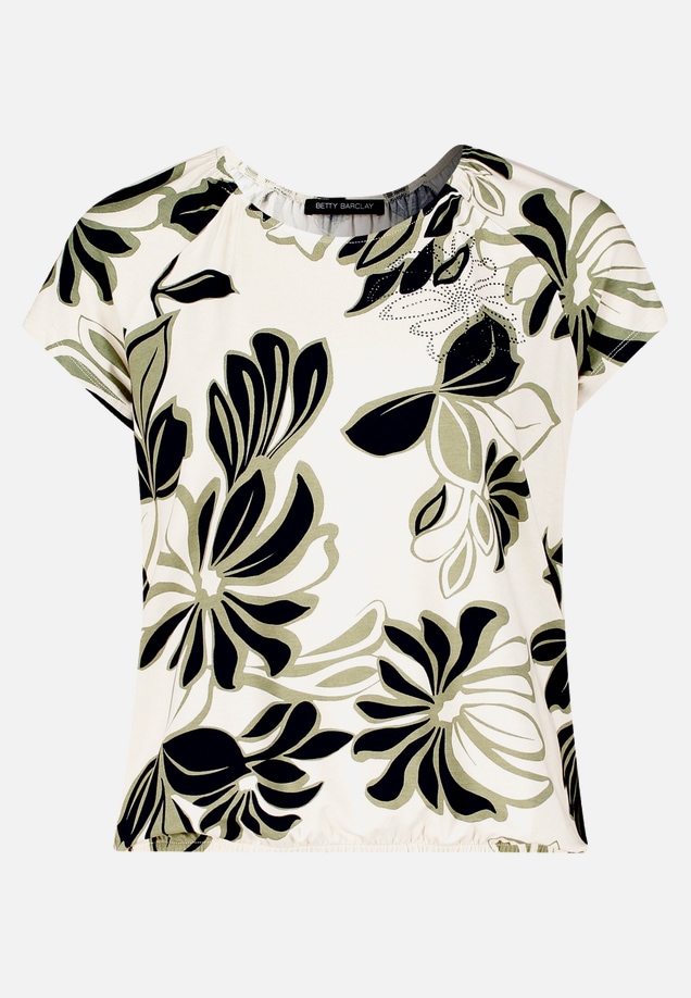 Printshirt mit Gummizug / Vorderseite