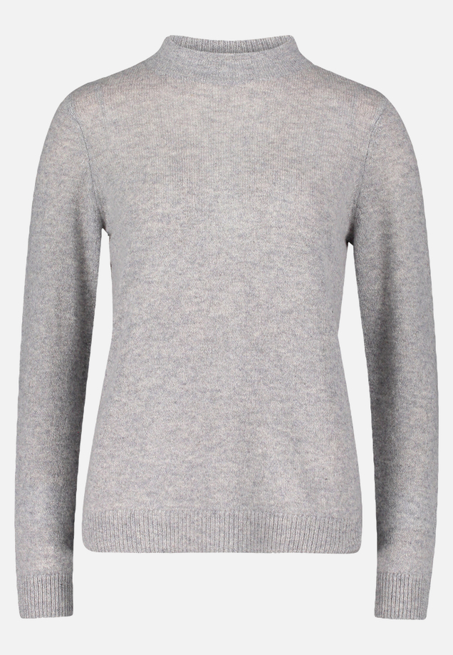 Kaschmir-Pullover mit Stehkragen / Vorderseite