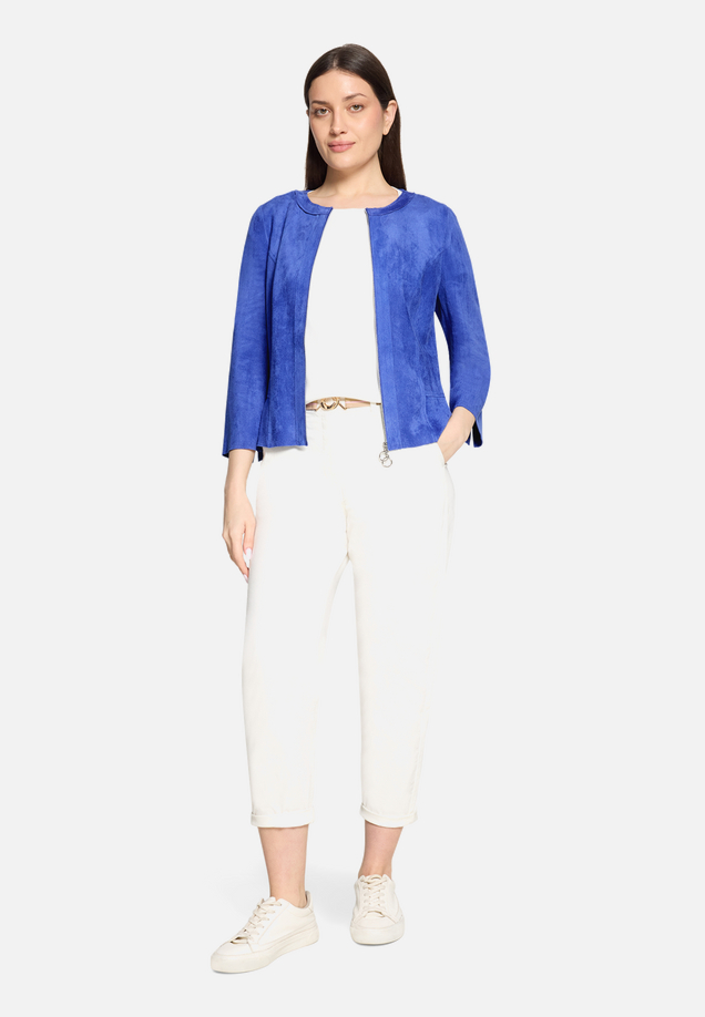 Blazer-Jacke mit Reißverschluss / Modellfoto Vorderseite (Outfit)