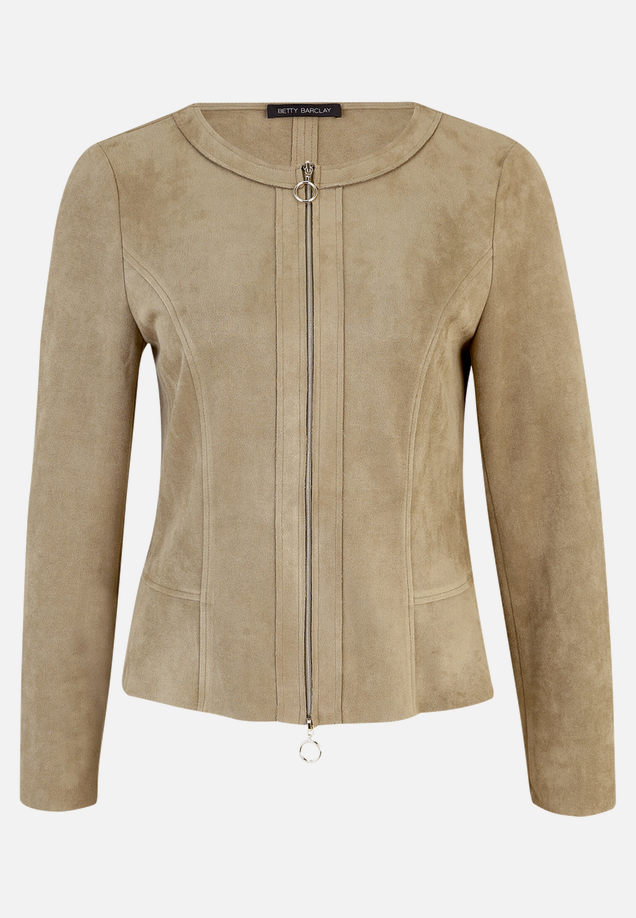 Blazer-Jacke mit Reißverschluss / Vorderseite