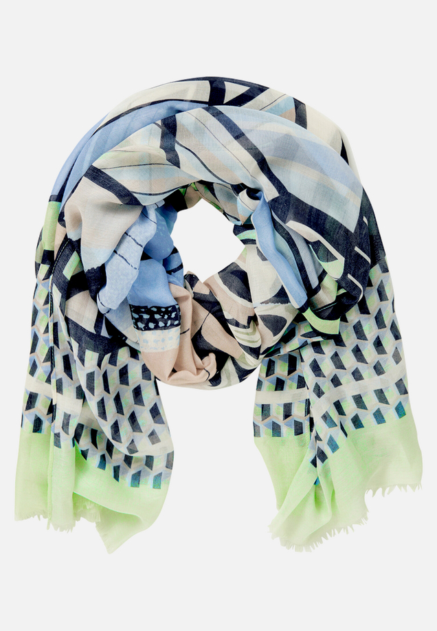 Basic-Schal mit Print / Vorderseite