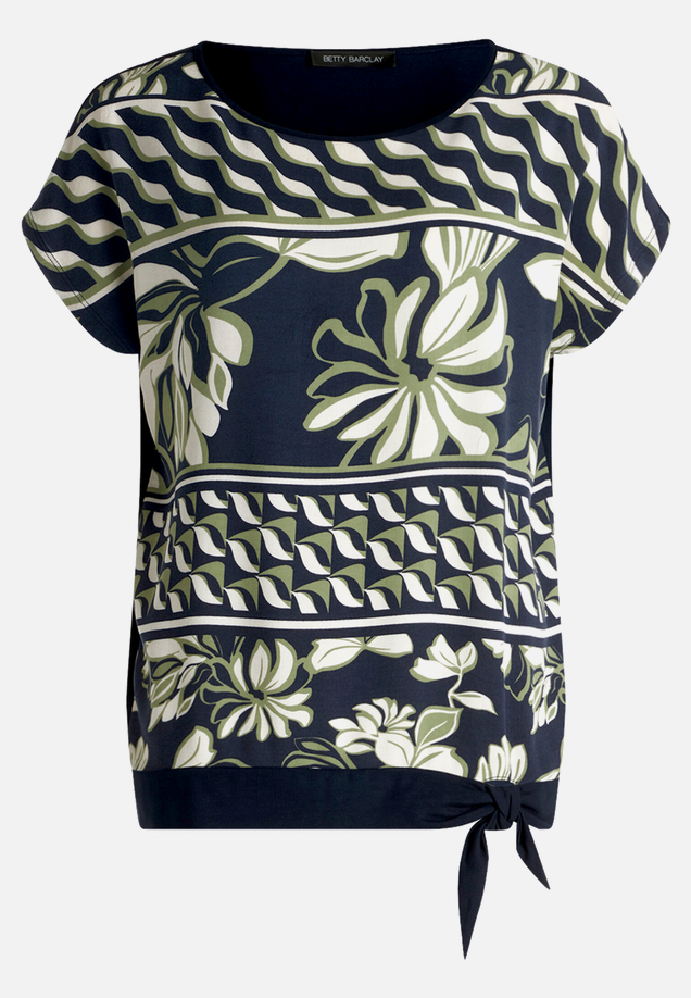 Basic Shirt mit Schleifenknoten / Vorderseite