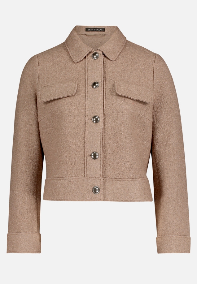 Blazer-Jacke mit aufgesetzten Taschen / Vorderseite