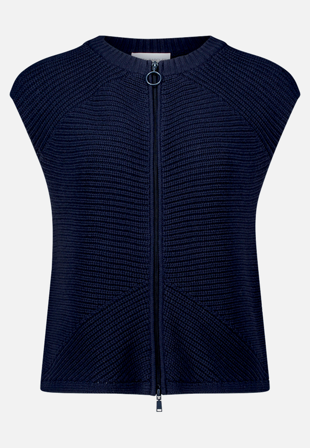 Grobstrickjacke ohne Arm / Vorderseite