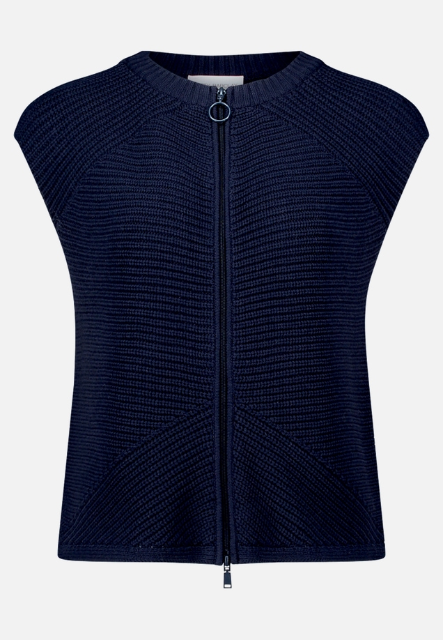 Grobstrickjacke ohne Arm / Vorderseite