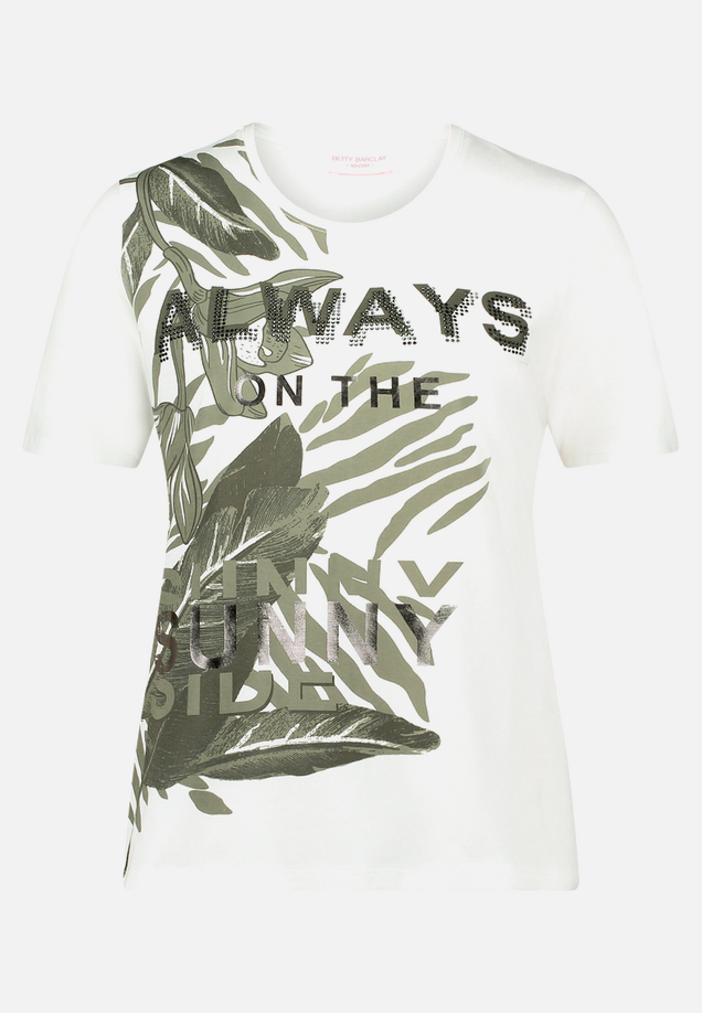 Basic Shirt mit Aufdruck / Vorderseite