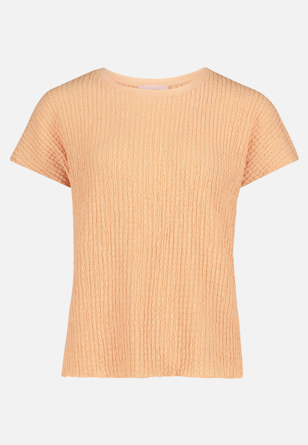 Strukturshirt mit U-Boot-Ausschnitt / Vorderseite