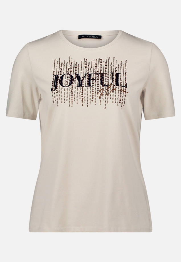 Basic Shirt mit Placement / Vorderseite