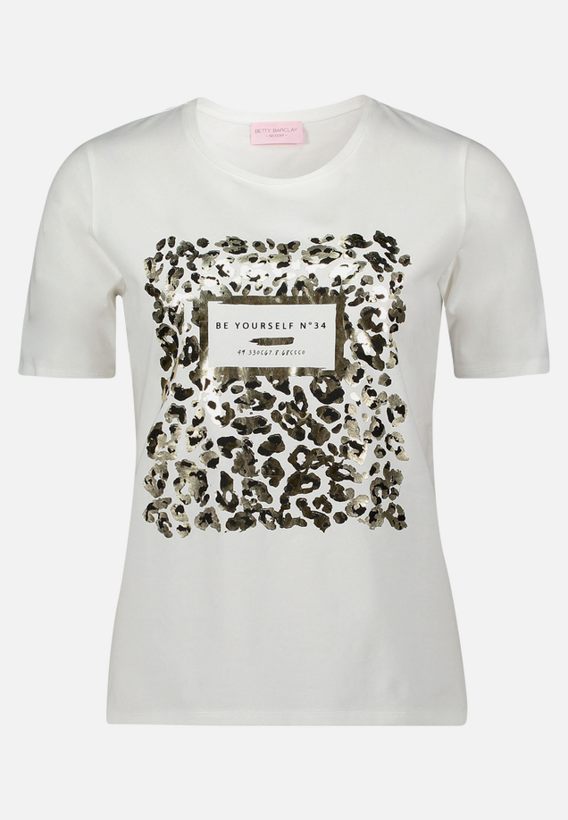 Basic Shirt mit Aufdruck / Vorderseite