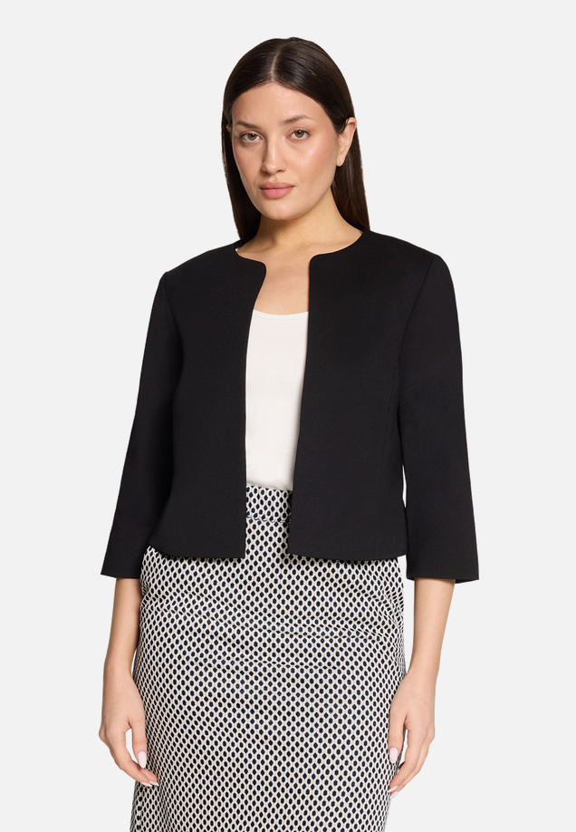 Blazer-Jacke mit 3/4 Arm / Modellfoto Vorderseite